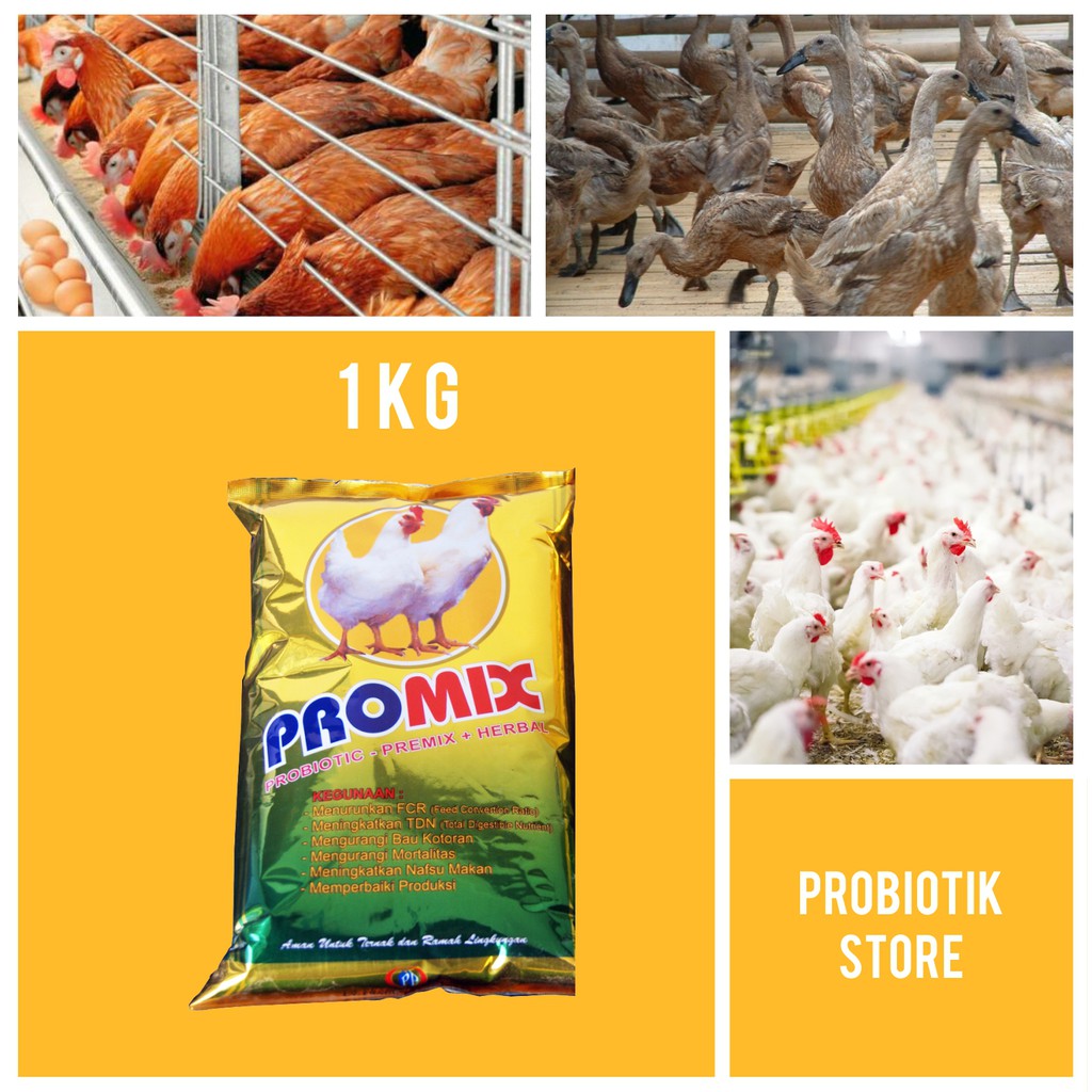 

Promix 1Kg - Probiotik Ayam