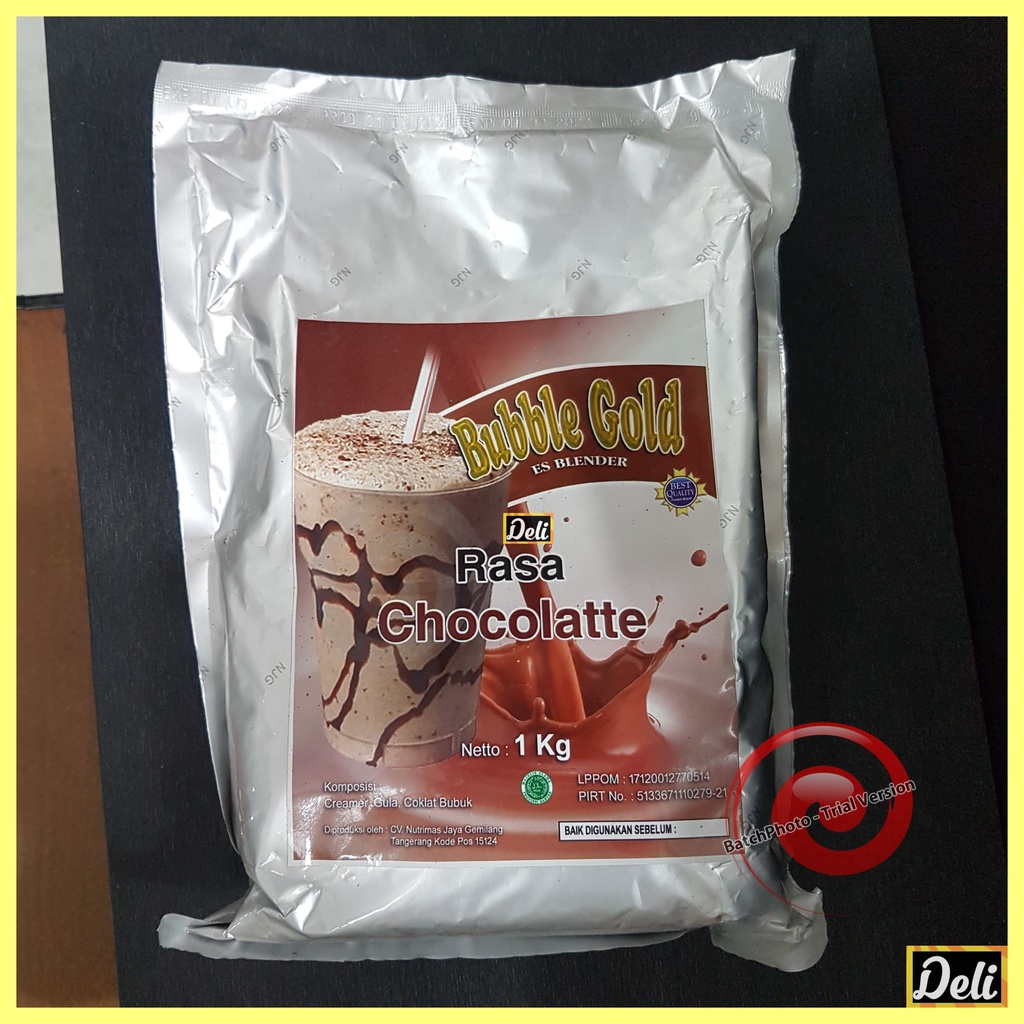 

Bubble Gold Chocolate Serbuk Minuman Rasa Coklat 1kg