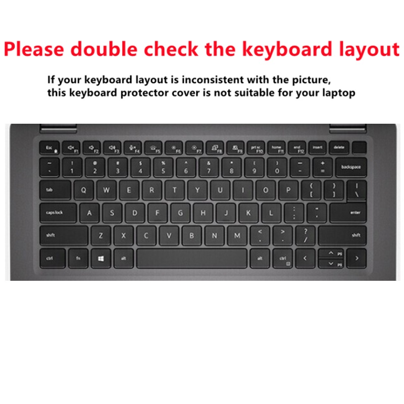 Cover Pelindung Keyboard Laptop Bahan Silikon Lembut Ultra Tipis Untuk Dell Latitude 7320 / 5320 13.3 &quot;