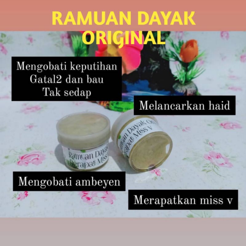RAMUAN DAYAK ORIGINAL / OBAT KEPUTIHAN/PERAPAT MISS V