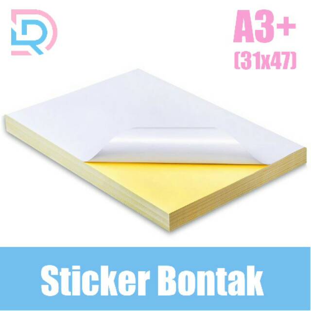 

Cetak Stiker Bontak A3+ Murah FREE POTONG (BENTUK KOTAK)