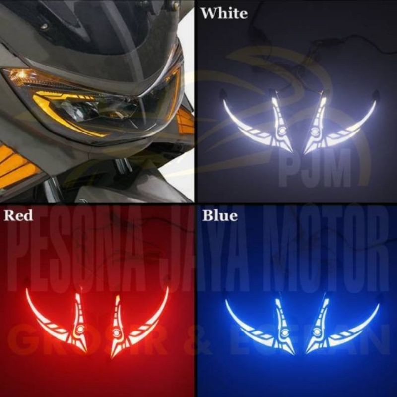 [ nmax ] lampu alis nmax audi alis lampu audi nmax lis lampu nmax - hk 99