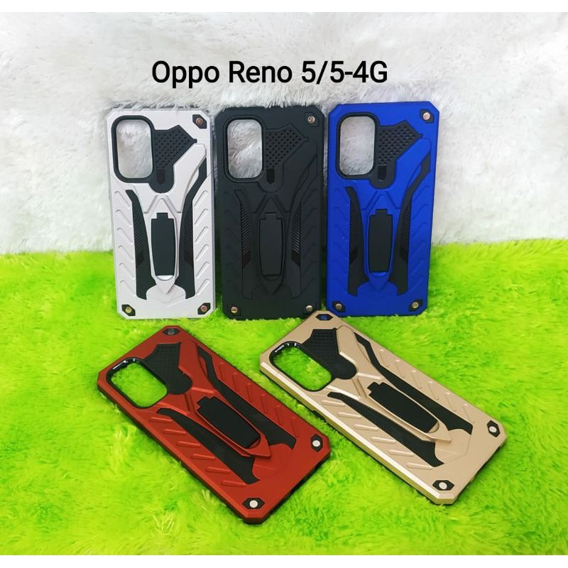 Harnd case phantom oppo Reno 5/5-4G stand lron Transformers hard case Robot