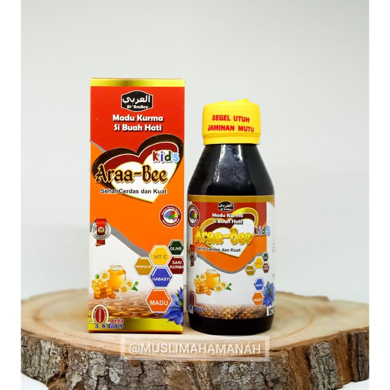 

ARAABEE KIDS Madu Anak MAdu Penambah Nafsu Makan Anak Mencerdaskan Anak - 150gr