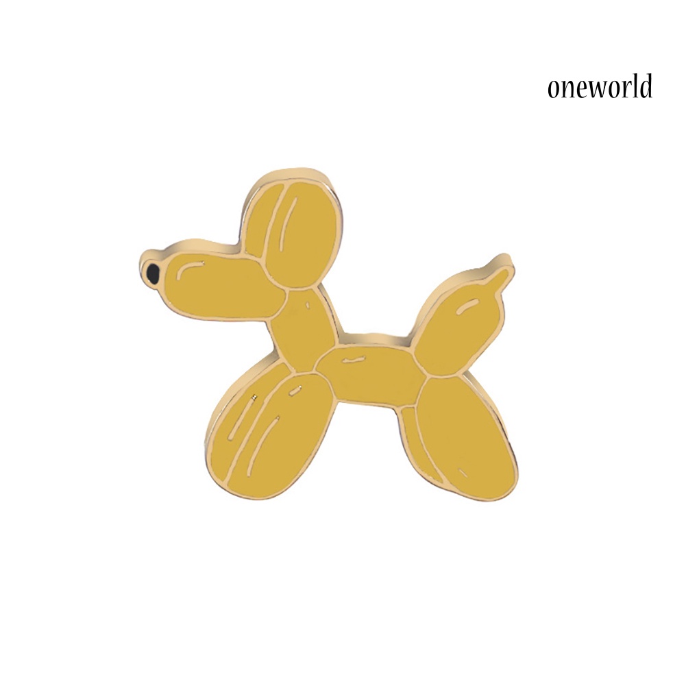 OW@ Novelty Unisex Cute Dog Lapel Jacket Badge Enamel Brooch Pin Jewelry Decor