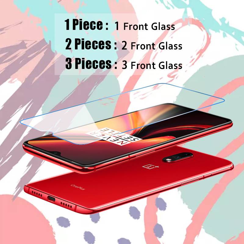 3pcs Pelindung Layar Tempered Glass 9h Untuk Oneplus 7t / 7pro / 7 / 7t Pro / 6t / 6 / 5t / 5 / 8 / 8pro / 9r