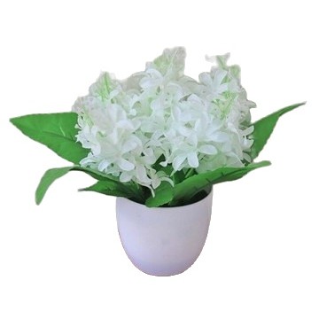 MOGYMOGY PT21 Pot Tanaman Hias Bunga Hias Plastik Ornamen Pot Bongsai Artificial Flower Decoration