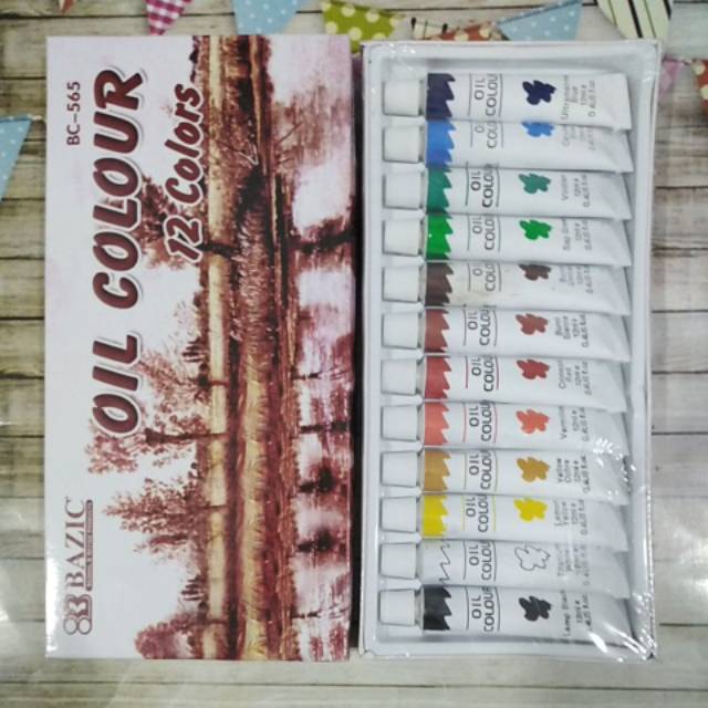 

Cat minyak bazic 12ml x 12 warna