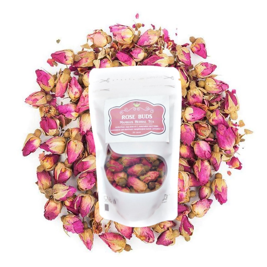 

POUCH Teh Bunga Mawar / Rosebud Tea / Rosebuds Tea / Teh Herbal Alami