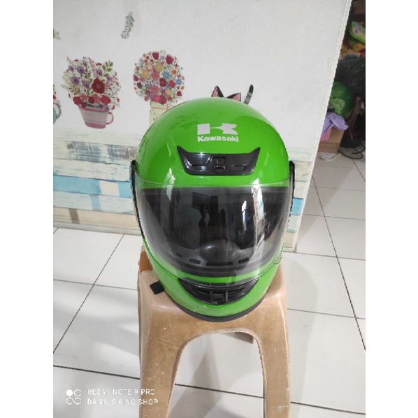 helm kawasaki ninja R RR original bawaan motor mulus