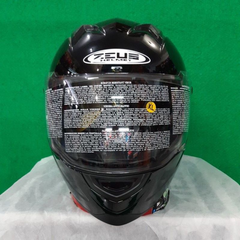 ZEUS HELM FULLFACE-ZS811-BLACK GLOSY