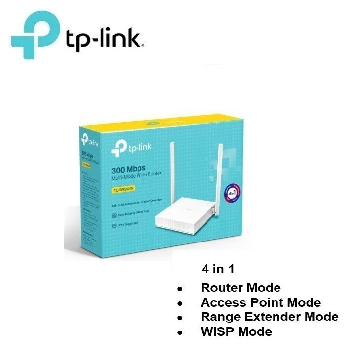 TP-LINK TL-WR844N : TPLink WR844N 300Mbps 4 in 1 Wireless Router