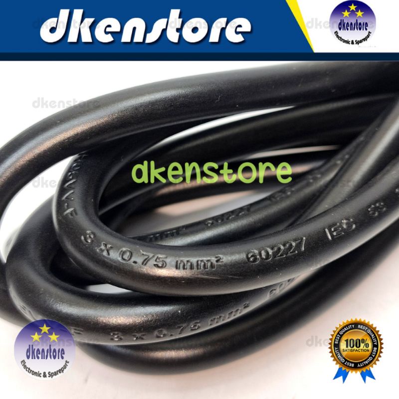 Kabel AC STANDARD 3x0.75 1.5m Arde