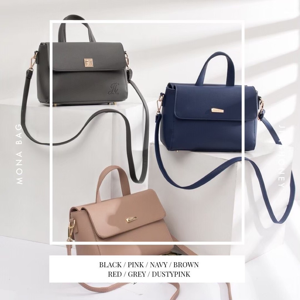 Mona Bag Jims Honey Tas Wanita Elegan Selempang Simple Stylish Formal Non Formal Original