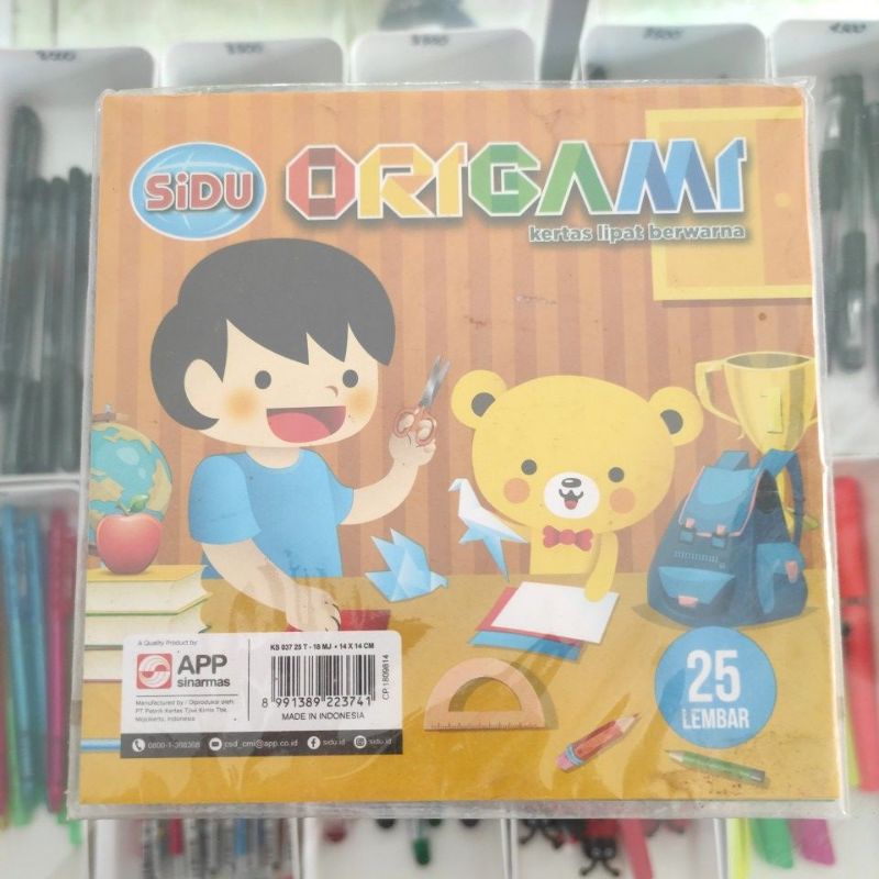 

Kertas lipat ORIGAMI SIDU ukuran 14x14cm isi 25sheet