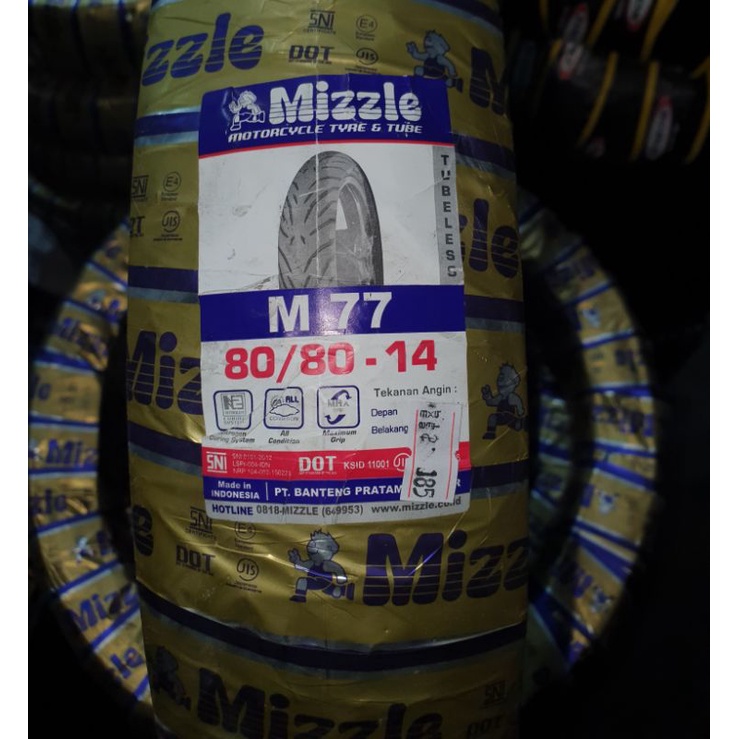 BAN MIZZLE M77 80 80 14 Tubeless Ring 14