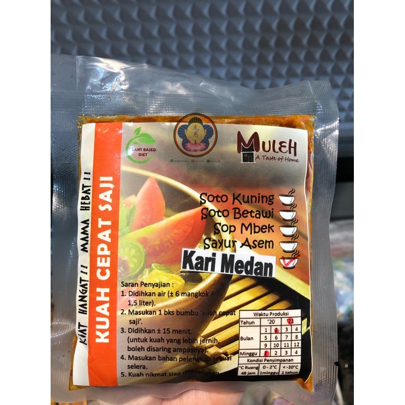 

VeggieWay Muleh Bumbu Kari Medan Vegan