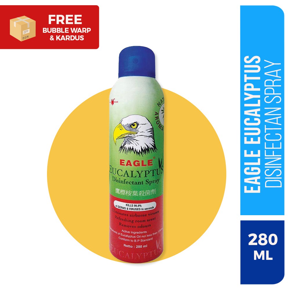 Jual Disinfectant Spray Eagle Eucalyptus 280 ml Shopee Indonesia