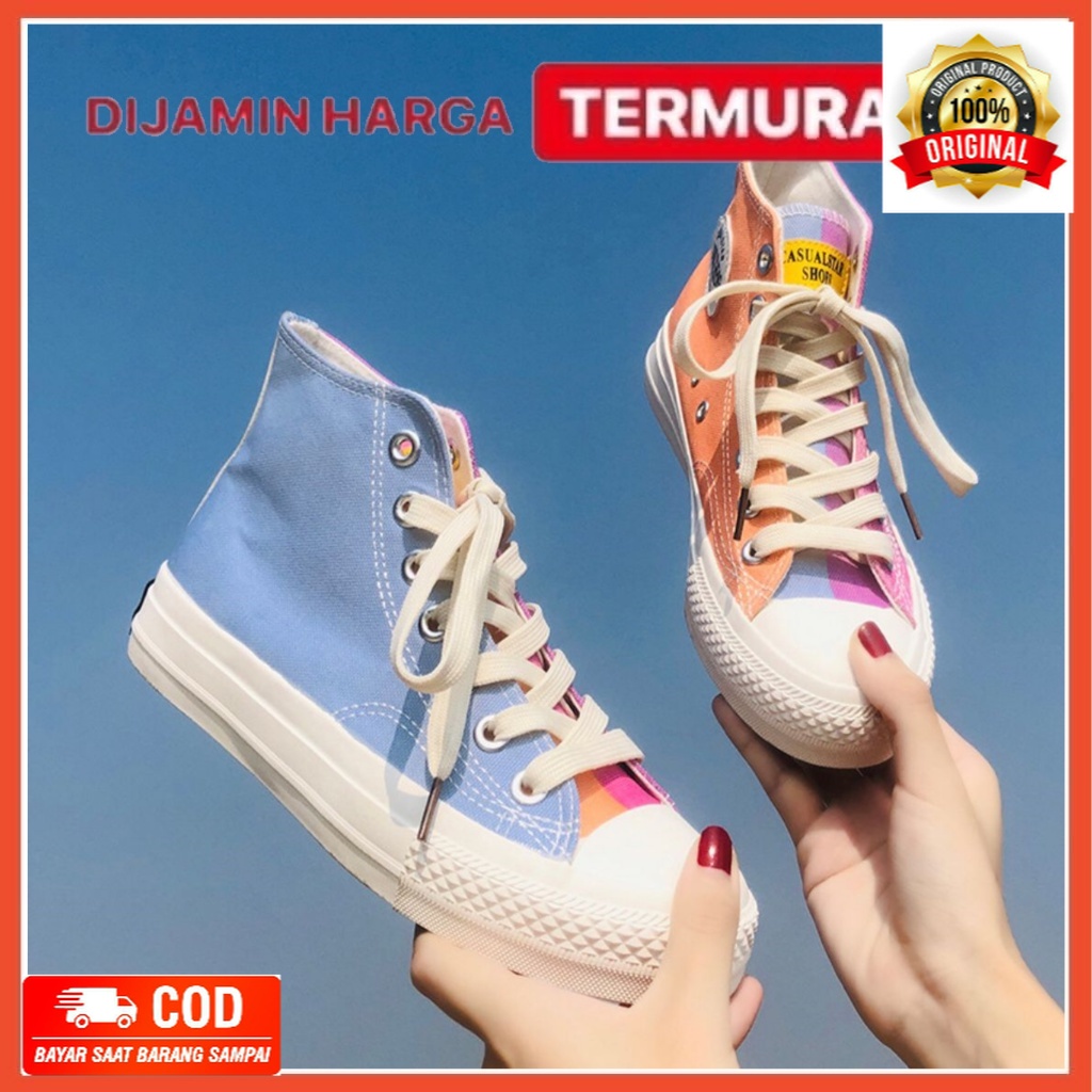 LUXUS Alice Sepatu Wanita Sneakers UV color change - D635