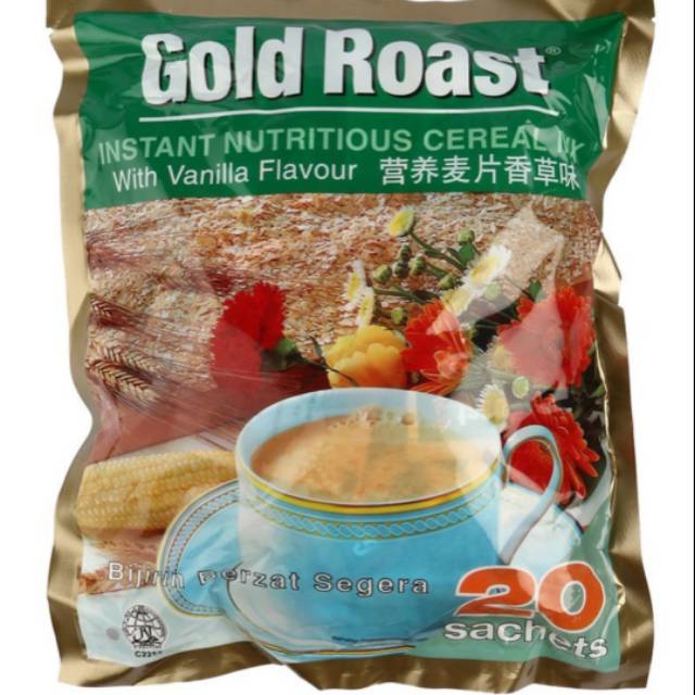 

Goldroast Gold Roast cereal Vanila isi 20sachet