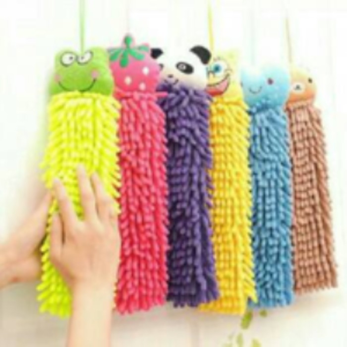 Hand Towel Microfiber/Serbet Cendol/Lap Tangan Cendol Karakter Lucu***TOP