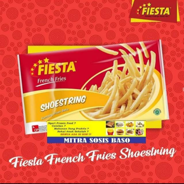 

Fiesta French frise shoestring 500gr