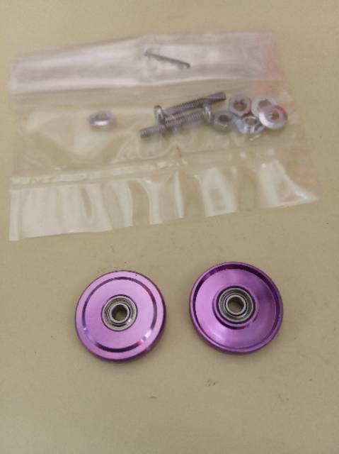 REP TAMIYA 13MM ALUMUNIUM BALL RACE ROLLER (RINGLESS)