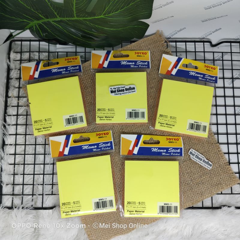 

Memo Sticky notes / Memo Pelekat 7.7cm 100 lembar