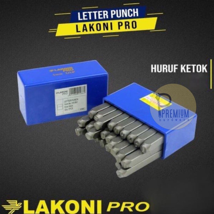 

LETTER PUNCH KETOK HURUF DRIP HURUP CETAKAN HURUF CETAK STEMPEL HURUP - 4mm