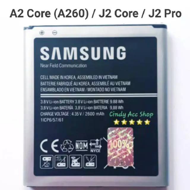 Baterai Original Samsung Galaxy A260 A2 Core Batre