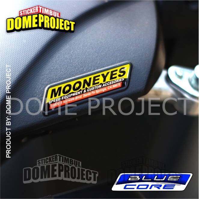 STIKER MOTOR YAMAHA EMBLEM TIMBUL BLUECORE 3D LOGO MOONEYES AKSESORIS AESTHETIC KEREN