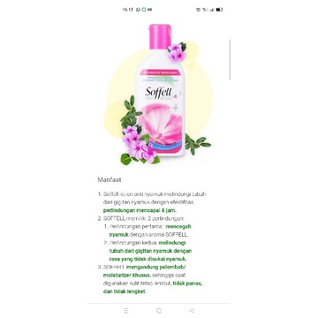 soffell sachet lotion anti nyamuk aman di kulit