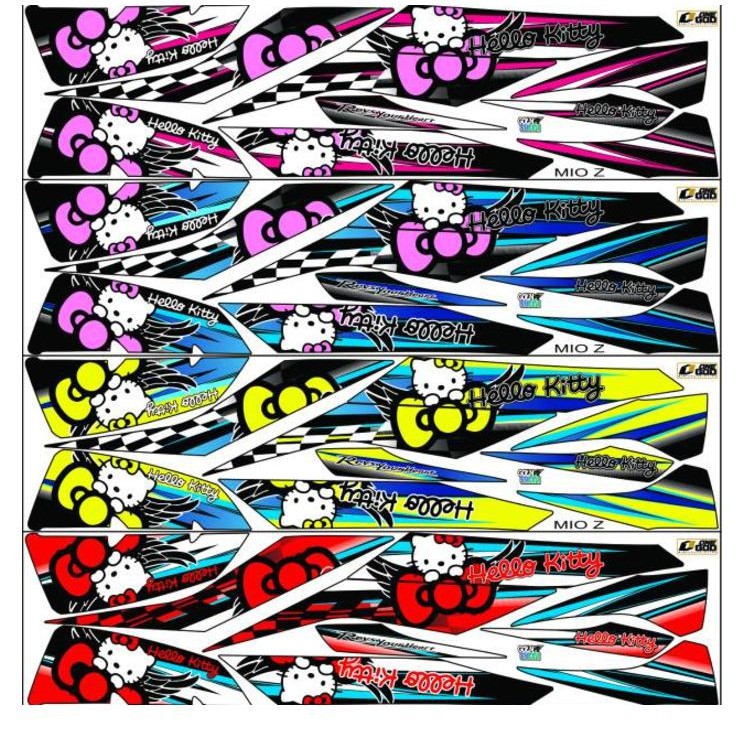 Striping Motor Mio M3 HELLO KITTY STIKER Mio Z stiker motor mio 125 termurah VARIASI MIO M3 2020