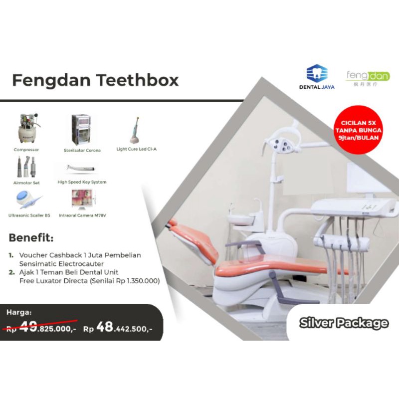 Jual DENTAL UNIT FENGDAN TEETHBOX Indonesia
