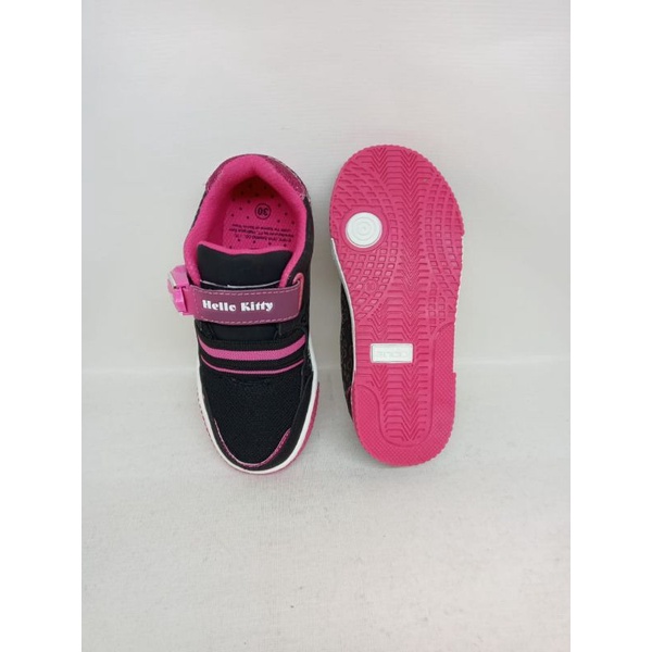 Sepatu hello kitty ando anak hk cute candy hitam/fusia.