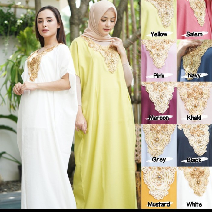TERBARU        KAFTAN KAJOL BAJU DRESS MUSLIM WANITA PANJANG MURAH