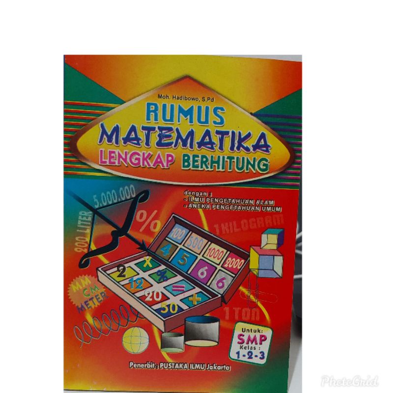 Buku Rumus Matematika (Berhitung lengkap) Untuk SMP