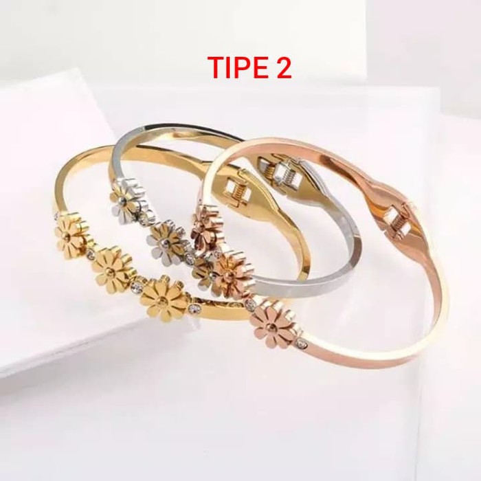 GELANG FASHION PREMIUM ORI TITANIUM ANTI KARAT