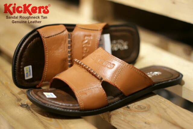 SANDAL KULIT ASLI KICKERS ROUGHNECK