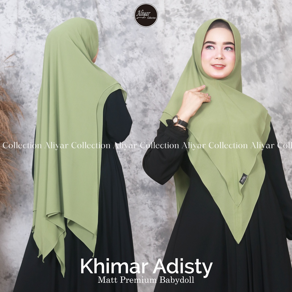KHIMAR ADISTY ORIGINAL ALIYAR BY AWLIYA HIJAB CERUTTY BABYDOLL || ALIYAR COLLECTION CERUTTY BABYDOLL
