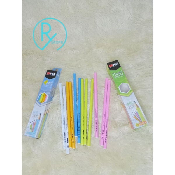 Jual Pensil 2b Big Pastel Pack 12pcs Shopee Indonesia