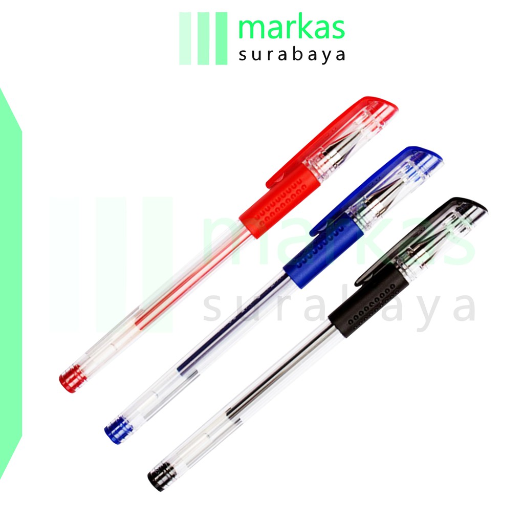 HL0008 Pena Gel Mimi 0.5 Mm Pulpen Internasional Balpoin Per Pcs S1239