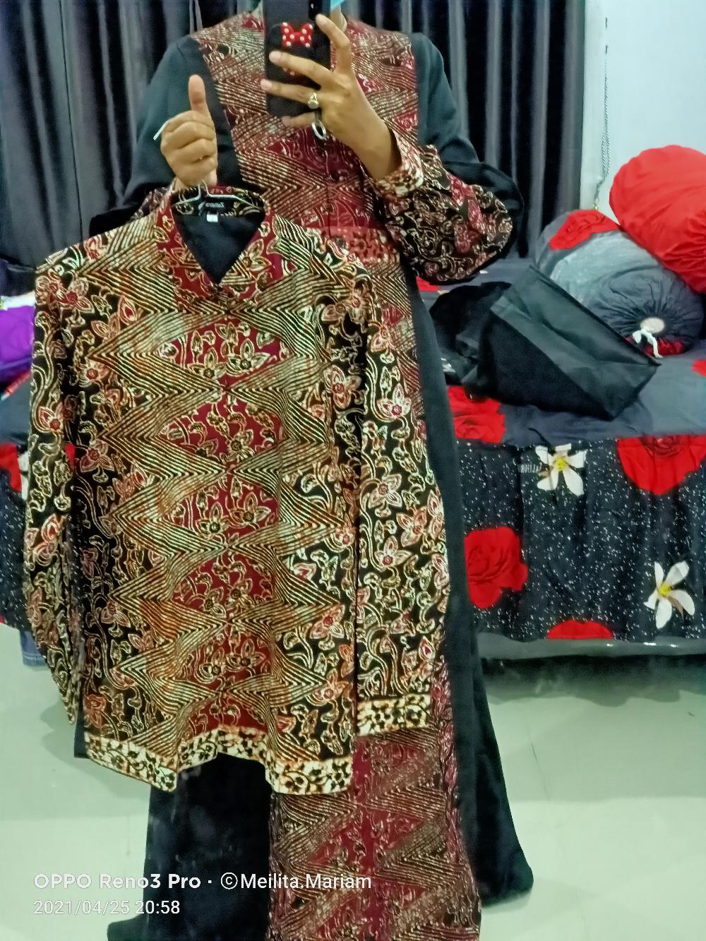 Gamis Batik Asli Cap - Zallatra Gm33