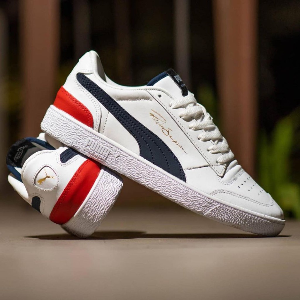 Puma Ralph Sampson White Peacot Red