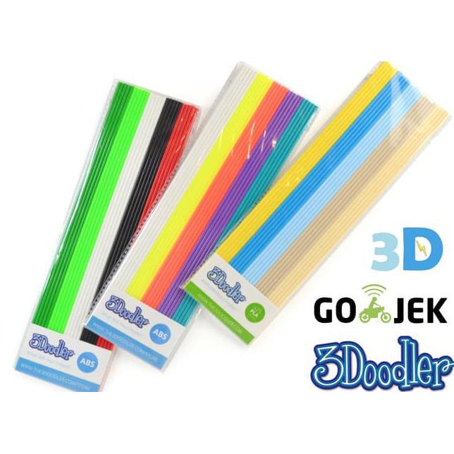

Refill Tinta 3Doodler 3D Pen Filament Dari Woobleworks