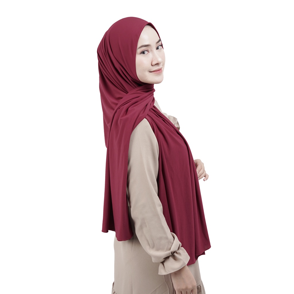 Eksklusif Pashmina Instan Jersey Mahreen Shawl-4