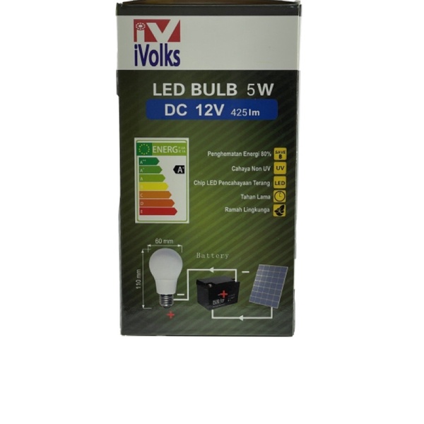 Lampu LED bohlam DC 12V 5 w Lampu LED bohlam  bulb DC 12V 5W lampu led bohlam DC 5 watt 12V DC murah white bulb