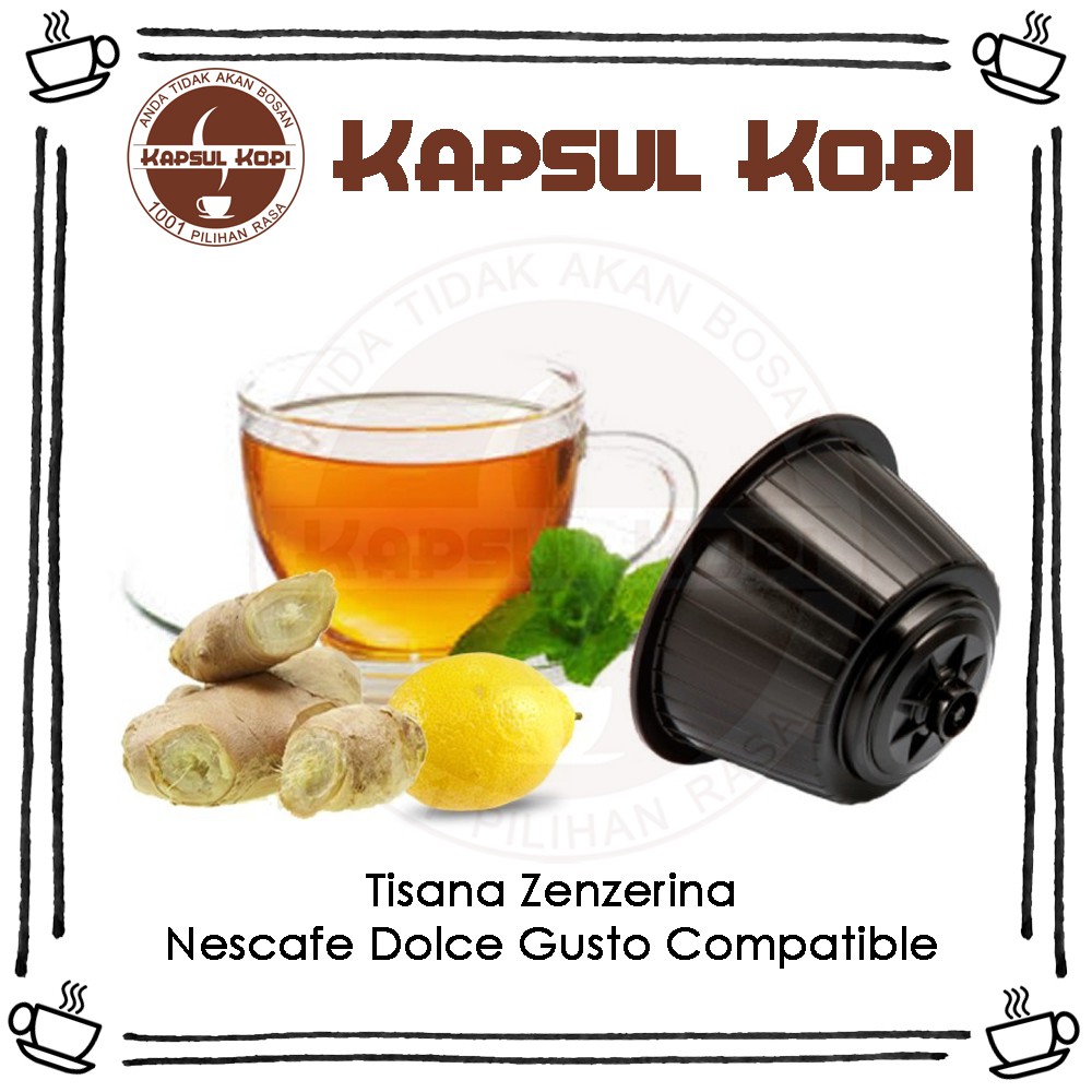 

Ecer Tisana Zenzerina Tea KapsulKopi Impor Dolce Gusto Compatible