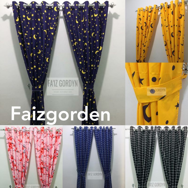 Gorden minimalis gorden kamar tidur bahan katun