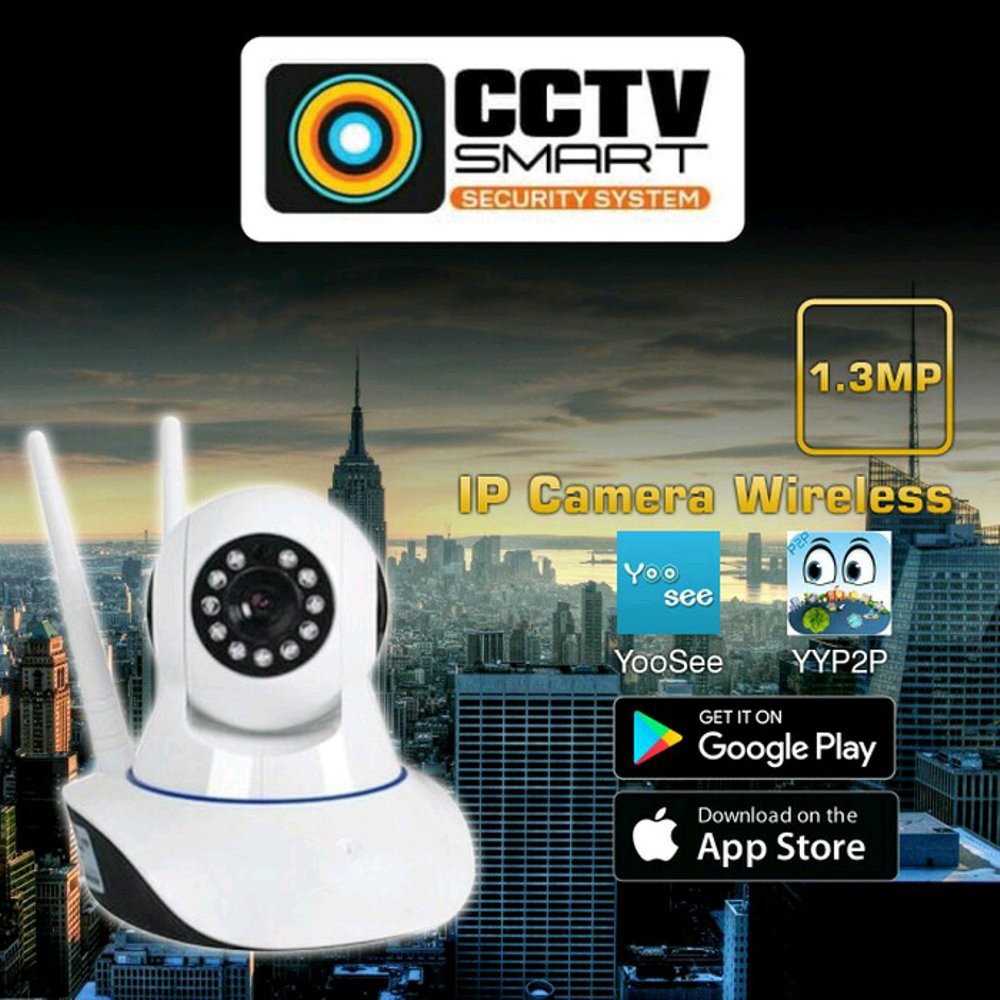 Dijual Kamera  cctv ip camera 360 derajat ip robot wifi wereless smart phone 960p Berkualitas